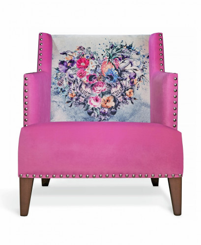 кресло love forever розовое в Нижневартовске