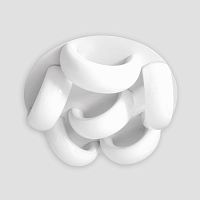 потолочная светодиодная люстра ambrella light orbital cloud fc12/6 wh 120w d650 в Нижневартовске