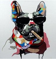картина маслом собака-босс в Нижневартовске