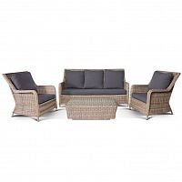 диван лунго на 5 персон коричневый в Нижневартовске