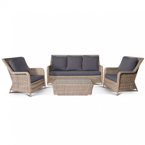 диван лунго на 5 персон коричневый в Нижневартовске