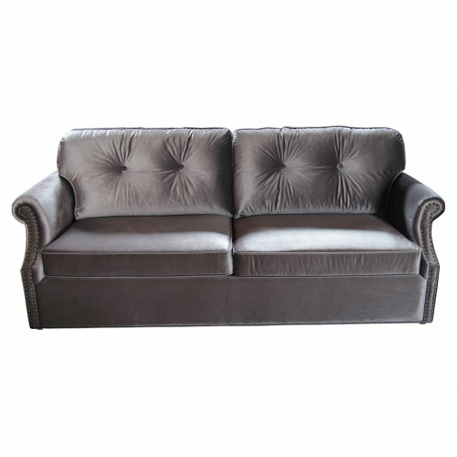 диван pleasure трехместный раскладной прямой серый в Нижневартовске