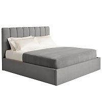 кровать двуспальная 160х200 серая cruise в Нижневартовске