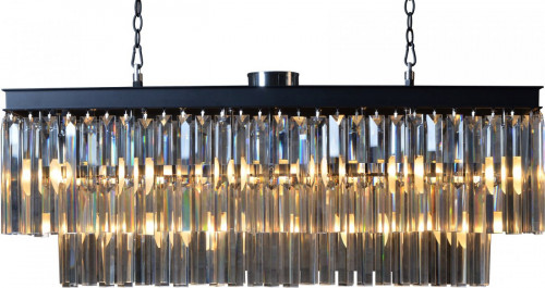 люстра odeon l110 black&glass чёрная, прозрачная в Нижневартовске