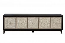 тумба под телевизор с 5 дверцами черная с бежевым в Нижневартовске