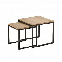 набор кофейных столов osaka коричневый, черный в Нижневартовске