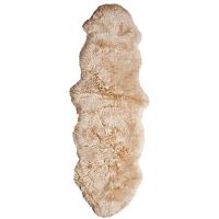 меховой коврик из овчины бежевый 185х55 в Нижневартовске