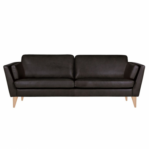 диван mynta трехместный прямой черный в Нижневартовске