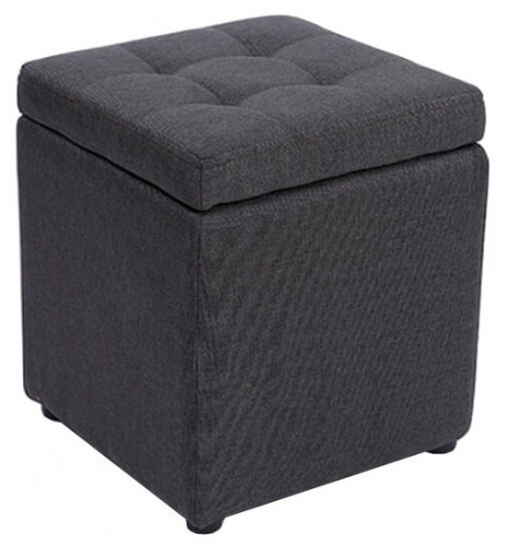 пуф шарм-дизайн евро с ящиком серый в Нижневартовске