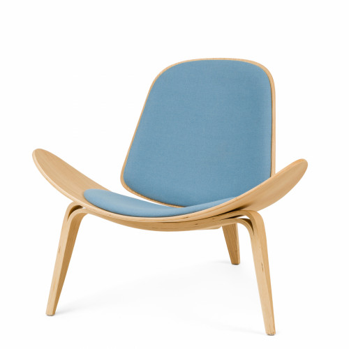 кресло на трех ножках shell голубое в Нижневартовске