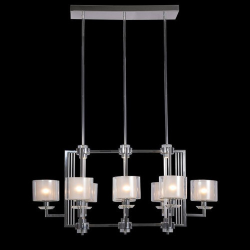 подвесная люстра newport 4408/s chrome в Нижневартовске