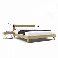 кровать деревянная 200х200 sens светло-коричневая в Нижневартовске