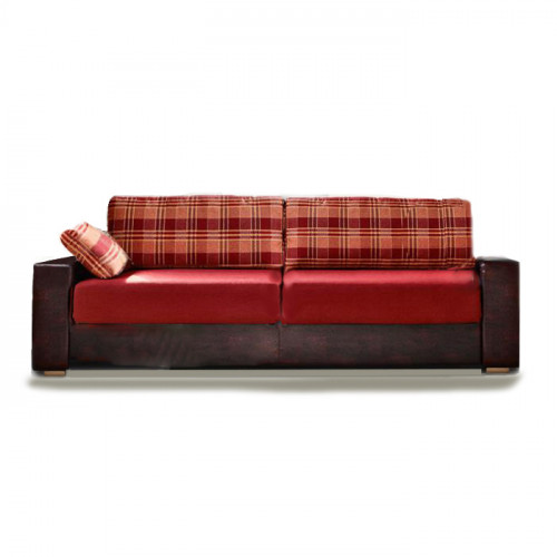 диван «протект» раскладной прямой красный в Нижневартовске