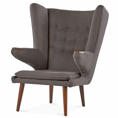 кресло papa bear кашемир темно-серое в Нижневартовске