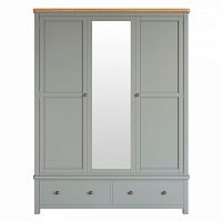 шкаф двустворчатый широкий jules verne серый в Нижневартовске