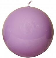 свеча-шар сиреневая, 8 см в Нижневартовске