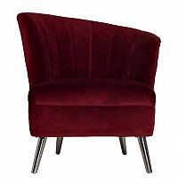 кресло велюр бордо (правое) 80х72х81 см в Нижневартовске