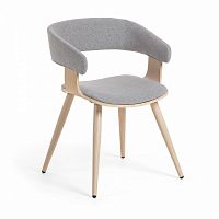 стул-кресло с мягким сидением светло-серый heiman от la forma в Нижневартовске