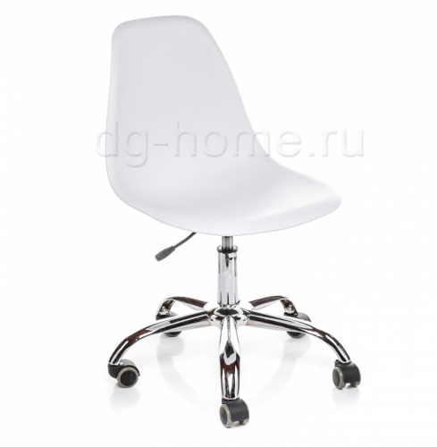 кресло компьютерное gilmo без подлокотников белое в Нижневартовске