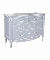 комод на 4 ящика людовик с состариванием белый в Нижневартовске