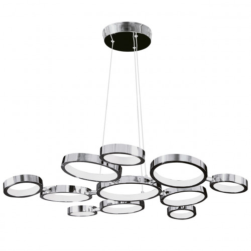 подвесная люстра lightstar unitario 763010 хром белая в Нижневартовске