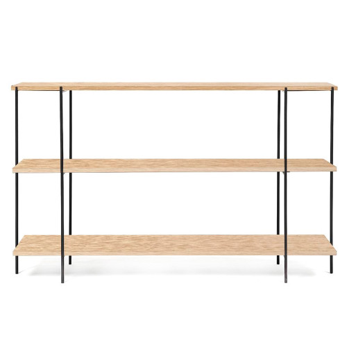 стеллаж florian black светлый дуб в Нижневартовске