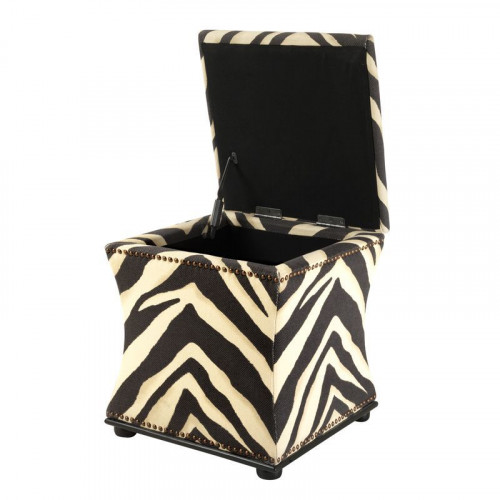 пуф austin от eichholtz чёрно-белый зебра в Нижневартовске