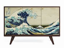 комод thimon темный дуб / принт 029 в Нижневартовске