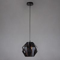 подвесной светильник eurosvet moire 50137/1 черный в Нижневартовске