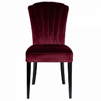 стул с волнистой спинкой бордовый в Нижневартовске