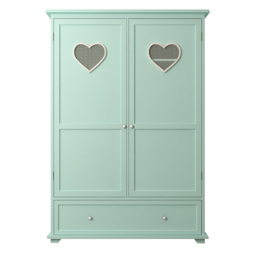 шкаф двустворчатый adelina в мятном цвете в Нижневартовске