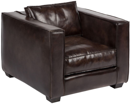 кресло collin gun metal коричневое в Нижневартовске