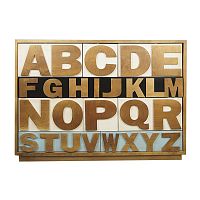 комод alphabeto birch темный разноцветный в Нижневартовске