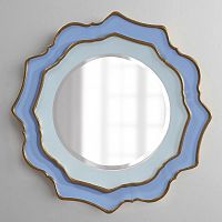 зеркало круглое в фигурной раме голубое дороти в Нижневартовске