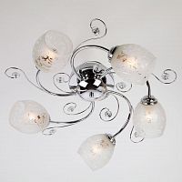 потолочная люстра eurosvet 9677/5 хром в Нижневартовске
