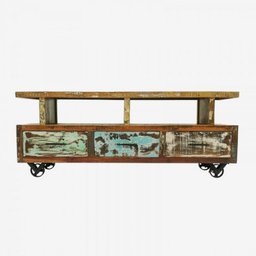 тумба под тв маниша с 3 ящиками разноцветная в Нижневартовске