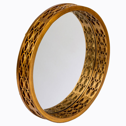 зеркало круглое в объемной золотой раме круазе в Нижневартовске