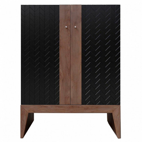 буфет черный елка 90х50х120 srip в Нижневартовске