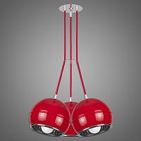 люстра дизайнерская begin красная в Нижневартовске