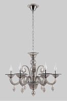 подвесная люстра crystal lux caetano sp-pl6 smoke в Нижневартовске