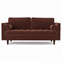 диван scott трехместный прямой коричневый в Нижневартовске