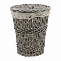 корзина для белья с крышкой коричневого цвета в Нижневартовске