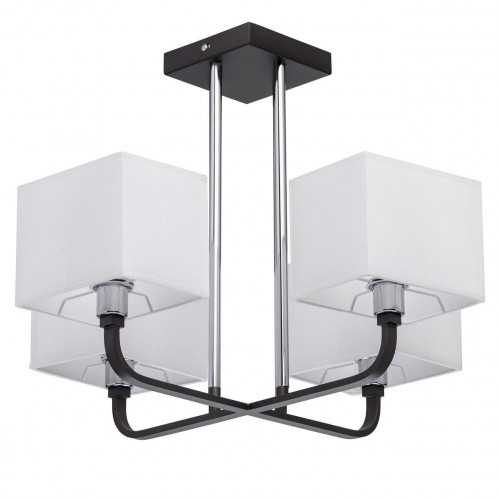 потолочная люстра mw-light прато 5 101011904 белая в Нижневартовске