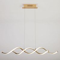 подвесной светодиодный светильник eurosvet leavi 90074/1 патинированное золото в Нижневартовске