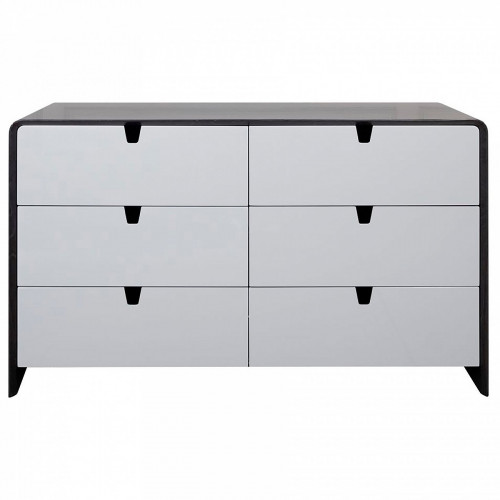 комод серый 1365х48х80см в Нижневартовске