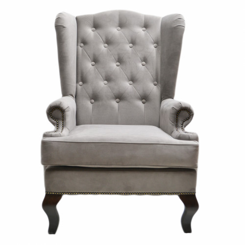 каминное кресло с ушами темно-серое в Нижневартовске