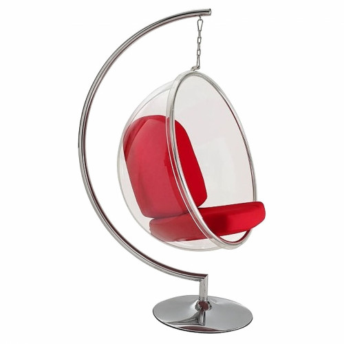 кресло bubble chair with stand красное в Нижневартовске