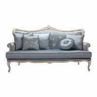 диван lavemaris трехместный прямой голубой в Нижневартовске