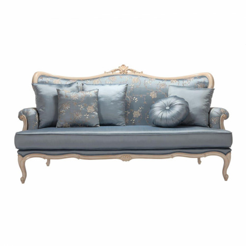 диван lavemaris трехместный прямой голубой в Нижневартовске