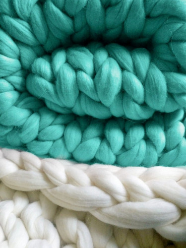 плед нежность бирюзовый большой в Нижневартовске